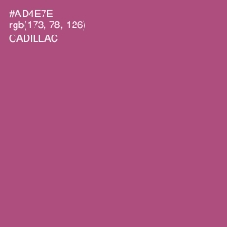 #AD4E7E - Cadillac Color Image