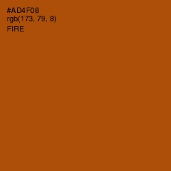 #AD4F08 - Fire Color Image