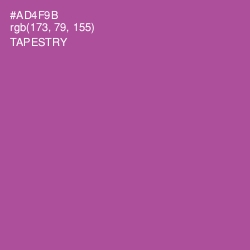 #AD4F9B - Tapestry Color Image