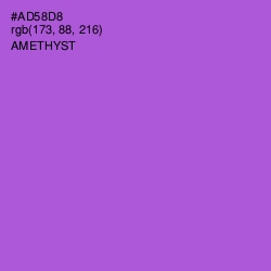 #AD58D8 - Amethyst Color Image