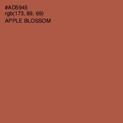 #AD5945 - Apple Blossom Color Image