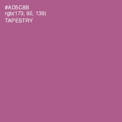 #AD5C8B - Tapestry Color Image