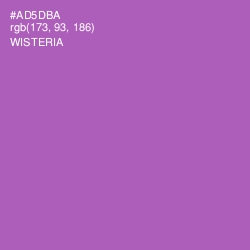 #AD5DBA - Wisteria Color Image