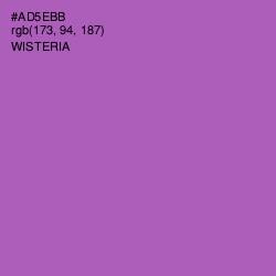 #AD5EBB - Wisteria Color Image