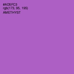 #AD5FC3 - Amethyst Color Image