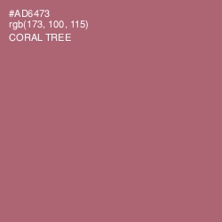 #AD6473 - Coral Tree Color Image