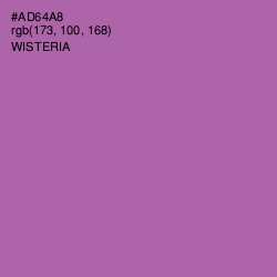 #AD64A8 - Wisteria Color Image