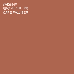 #AD654F - Cape Palliser Color Image
