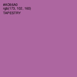 #AD66A0 - Tapestry Color Image