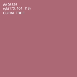 #AD6876 - Coral Tree Color Image