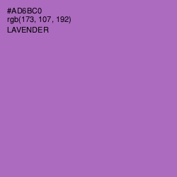 #AD6BC0 - Lavender Color Image