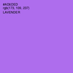 #AD6DED - Lavender Color Image
