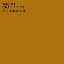 #AD720D - Buttered Rum Color Image