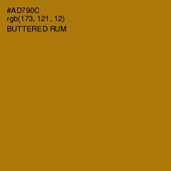 #AD790C - Buttered Rum Color Image