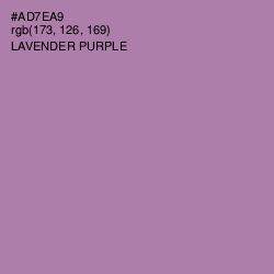 #AD7EA9 - Lavender Purple Color Image