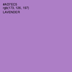 #AD7EC5 - Lavender Color Image