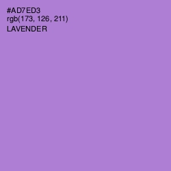 #AD7ED3 - Lavender Color Image