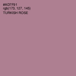 #AD7F91 - Turkish Rose Color Image