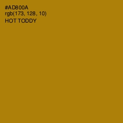 #AD800A - Hot Toddy Color Image