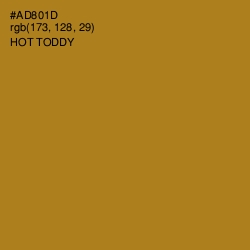 #AD801D - Hot Toddy Color Image