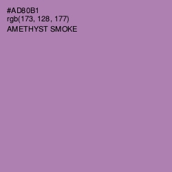 #AD80B1 - Amethyst Smoke Color Image