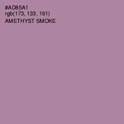 #AD85A1 - Amethyst Smoke Color Image