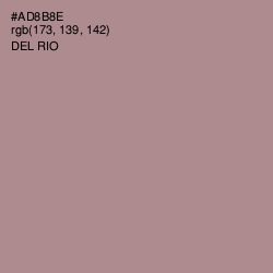 #AD8B8E - Del Rio Color Image