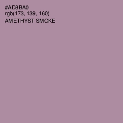 #AD8BA0 - Amethyst Smoke Color Image
