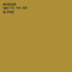 #AD9035 - Alpine Color Image