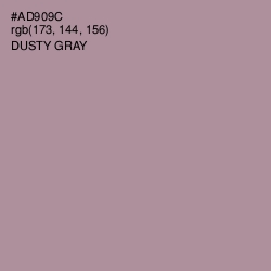 #AD909C - Dusty Gray Color Image