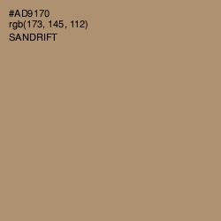 #AD9170 - Sandrift Color Image