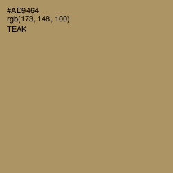 #AD9464 - Teak Color Image