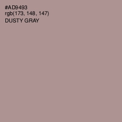 #AD9493 - Dusty Gray Color Image