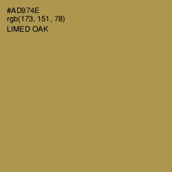 #AD974E - Limed Oak Color Image