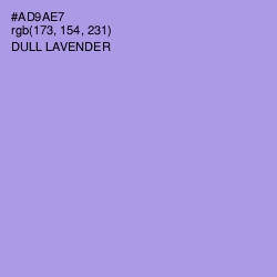 #AD9AE7 - Dull Lavender Color Image