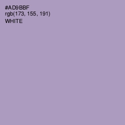 #AD9BBF - Amethyst Smoke Color Image