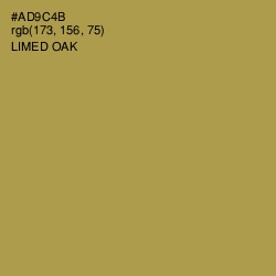 #AD9C4B - Limed Oak Color Image
