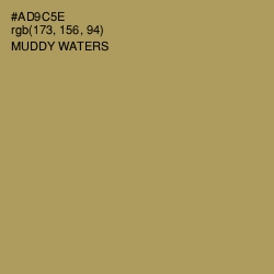 #AD9C5E - Muddy Waters Color Image