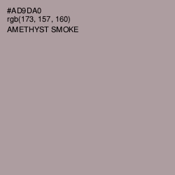 #AD9DA0 - Amethyst Smoke Color Image