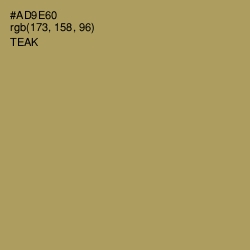 #AD9E60 - Teak Color Image