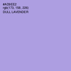 #AD9EE2 - Dull Lavender Color Image