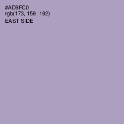 #AD9FC0 - East Side Color Image