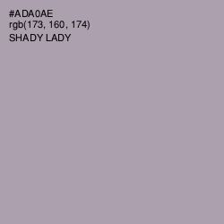 #ADA0AE - Shady Lady Color Image