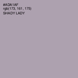 #ADA1AF - Shady Lady Color Image