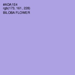 #ADA1E4 - Biloba Flower Color Image