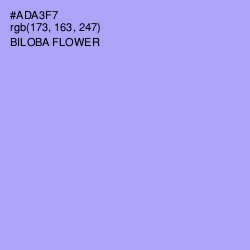 #ADA3F7 - Biloba Flower Color Image