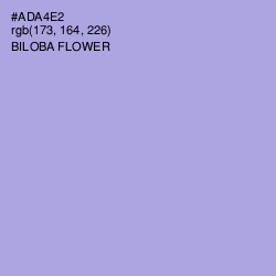 #ADA4E2 - Biloba Flower Color Image