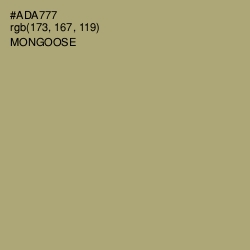 #ADA777 - Mongoose Color Image