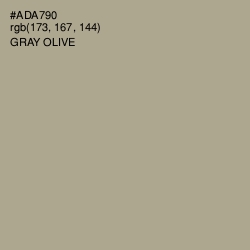 #ADA790 - Gray Olive Color Image