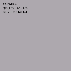 #ADA8AE - Silver Chalice Color Image